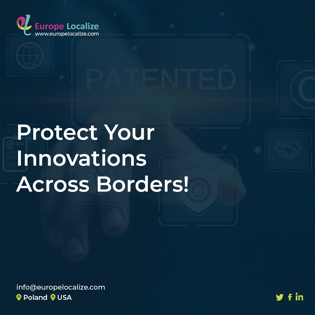 EuropeLocalize's tweet image. 🌍💡 Ready to take your innovation global?
Protect your ideas with expert patent translation from Europe Localize—accurate, compliant, and globally trusted. 🔒✨
👉 europelocalize.com/patent-transla…
#IPProtection #PatentTranslation #EuropeLocalize