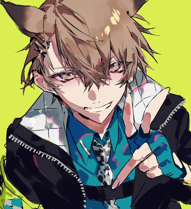 別所であげたらくがきなんですが、可愛くかけたのでこっちにもあげてしまおう次のリバリバのイベント楽しみ～・・#リバースブルーxリバースエンド #リバリバイラスト 