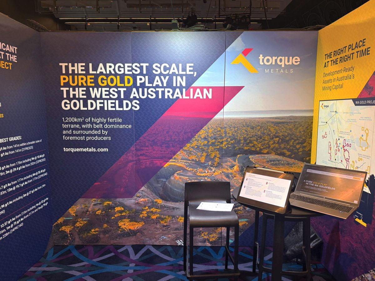 Got burning questions about our latest #ASXAnnouncement?

Our MD, Cristian Moreno, has answers. Find him at #RIU manning the $TOR Booth (#69) – he’ll be there until Thurs afternoon.

MORE: api.investi.com.au/api/announceme…

#TOR #TorqueMetals #Gold #SydneyResourcesRoundup #Exploration
