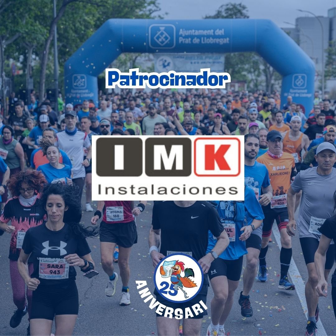 IMK Instalaciones (@imk_instalaciones ) torna un any més a ser un dels patrocinadors estrella de la Cursa Delta Prat apostant per l’esport pratenc. 🏃‍♀️🏃‍♂️

#cursadeltaprat25 #running #imk #5k #10k #cursesinfantils #elprat #esport