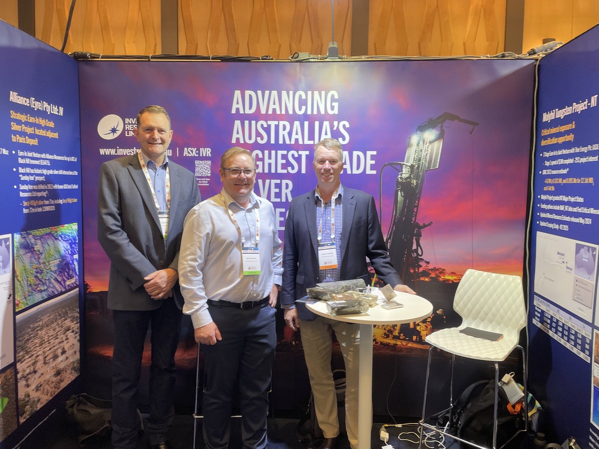 The Investigator team is at the RIU Sydney Resources Round-up this week! 

Don't miss out on our Acting Managing Director, Andrew Shearer presenting on Thursday at 1:00pm and visit us at booth 42 throughout the event.

📸 Pictured: Our Executive Director Andrew McIlwain,