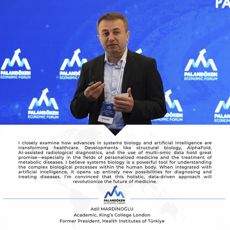 Adil Mardinoglu
Sistem biyolojisi ve yapay zekâ alanındaki gelişmelerin sağlık hizmetlerini nasıl dönüştürdüğünü yakından inceliyorum. Yapısal biyoloji ve AlphaFold gibi yenilikler, yapay zekâ ile radyolojik tanı süreçleri ve multi-omik veri kullanımı, özellikle
