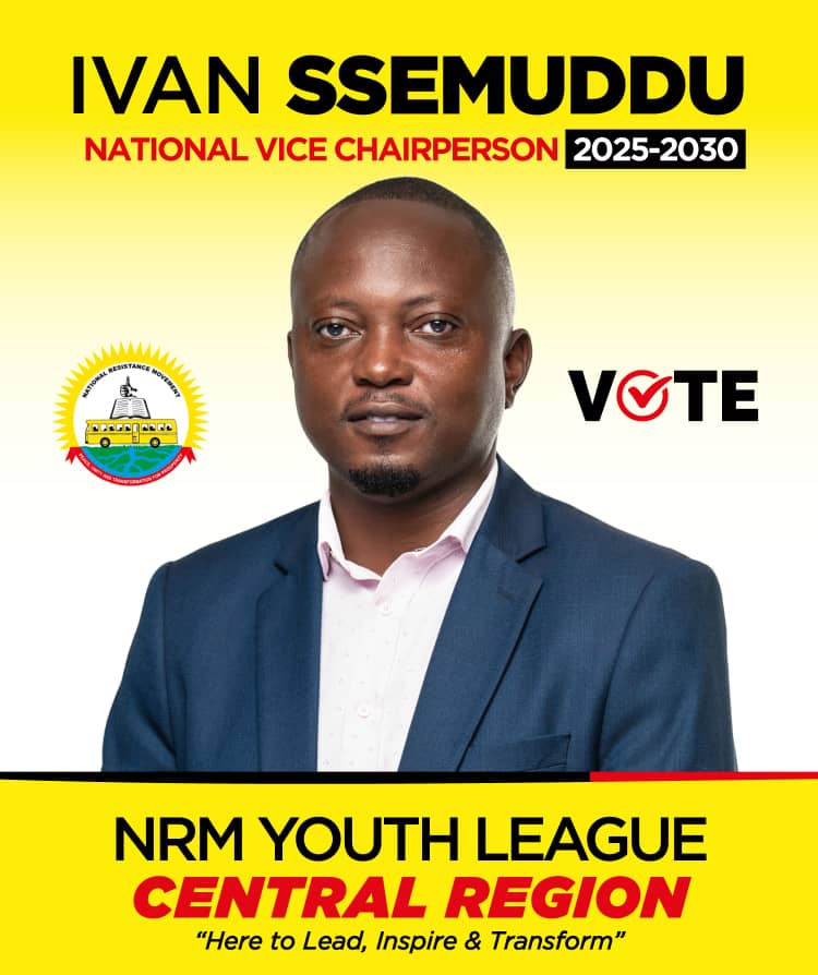 Dear Bazzukulu, Meet The Leader Central Uganda Needs! 
 🇺🇬 Ivan Ssemuddu is not just a candidate, he's a movement championing a new era of leadership, built on vision, transformation &amp; inspiration for Uganda’s youth!

🗳️ Running for National Vice Chairperson – NRM Youth League