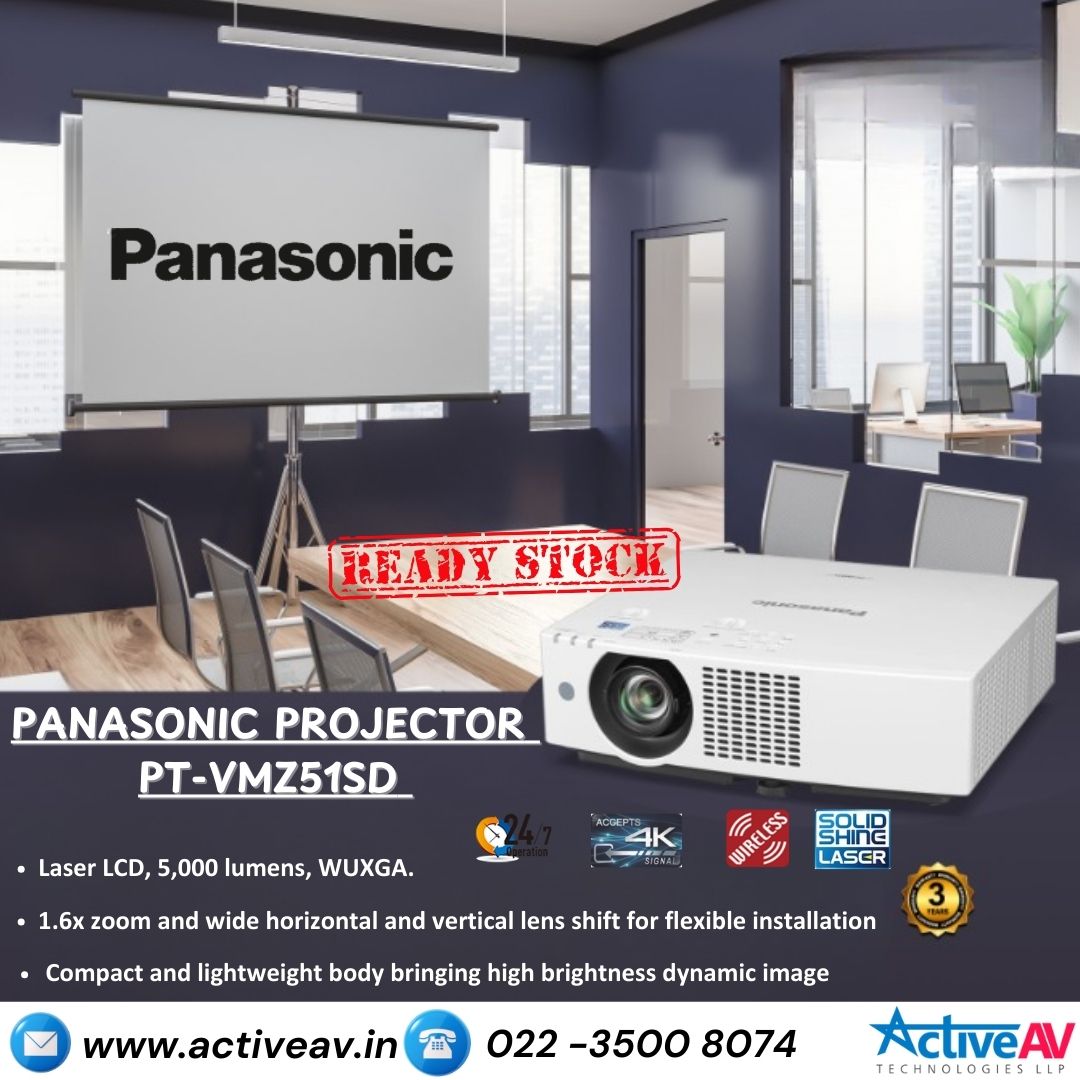 Activeav_Tech's tweet image. #panasonic #5000lumens #Panasonicprojector #Projector