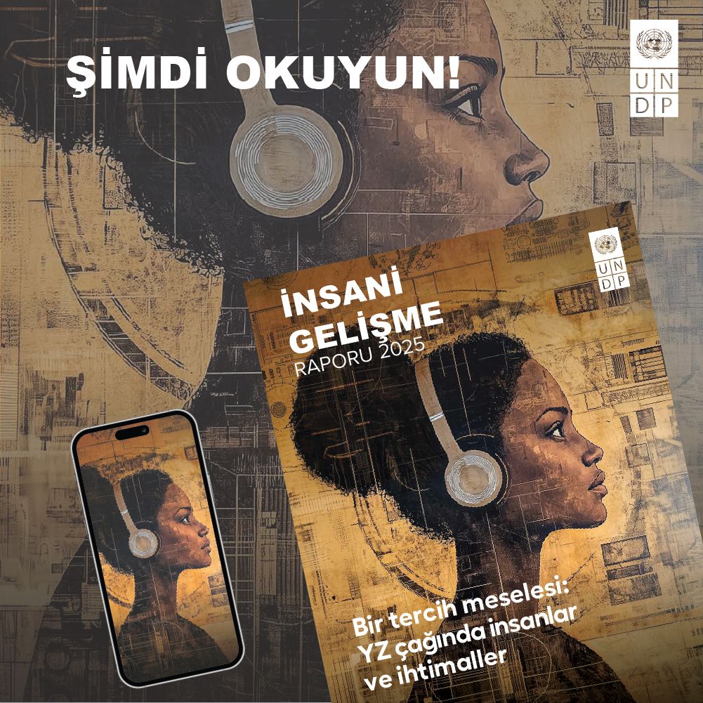 UNDP Türkiye 🇹🇷 (@undpturkiye) on Twitter photo 📖 ŞİMDİ OKUYUN!
<a href="/UNDP/">UN Development</a>'nin yeni İnsani Gelişme Raporu yayımlandı.
Rapor, yapay zekanın insanların yaşamlarının farklı evrelerindeki etkisini ve sosyal, ekonomik ve politik süreçleri nasıl şekillendirdiğini inceliyor.
Daha fazla bilgi için 👉undp.org/tr/turkiye/pre…
#HDR2025 📖 ŞİMDİ OKUYUN!
<a href="/UNDP/">UN Development</a>'nin yeni İnsani Gelişme Raporu yayımlandı.
Rapor, yapay zekanın insanların yaşamlarının farklı evrelerindeki etkisini ve sosyal, ekonomik ve politik süreçleri nasıl şekillendirdiğini inceliyor.
Daha fazla bilgi için 👉undp.org/tr/turkiye/pre…
#HDR2025