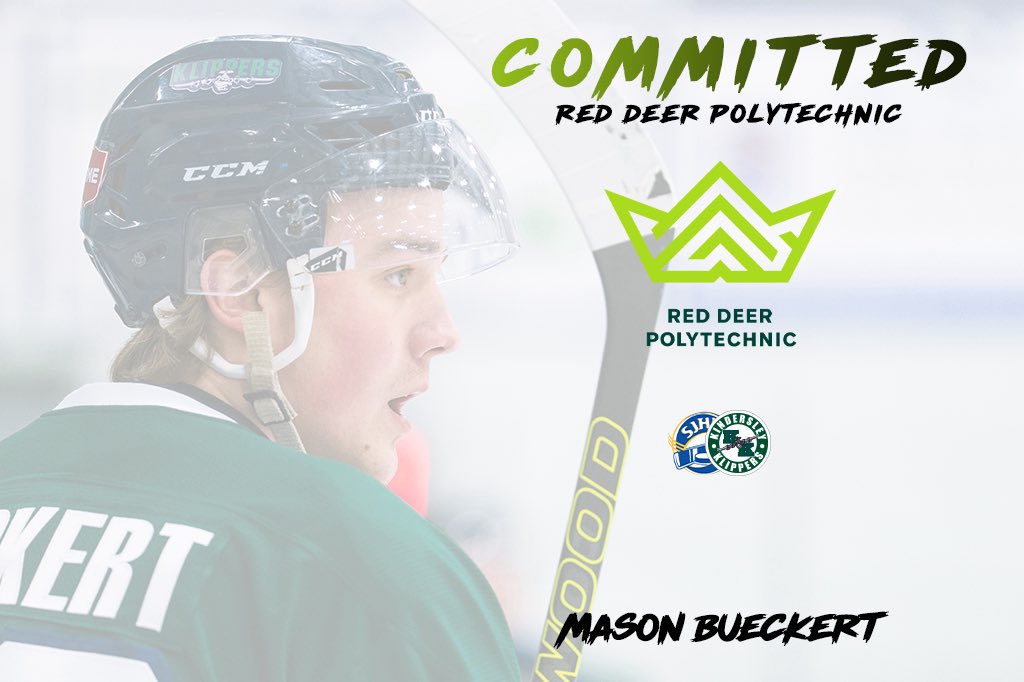 Bueckert Commits to Red Deer Polytechnic! ✈️

Congratulations, Mason! The Klippers family wishes you the very best in your future endeavors!

#StayHerePlayHere | #KlippersHockey