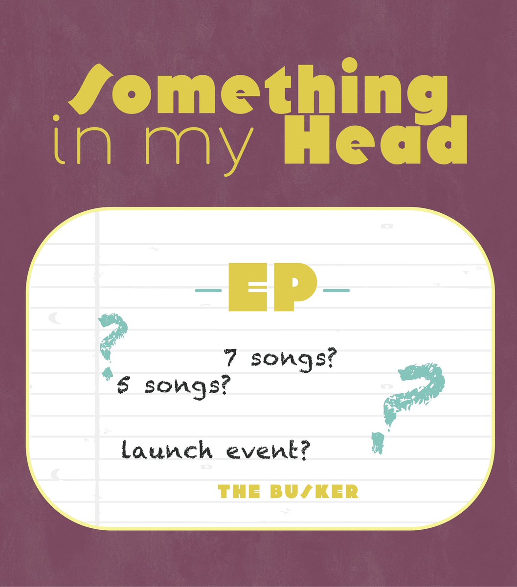 We’ve been scribbling thoughts, plans and all that is in our heads for the past months 👤👤👤 

Maybe it’s time to share some of our plans ❤️💛🩵

What’s Something In Your Head ? 💭 

#somethinginmyhead #thebusker #thebuskermalta #music #musicianlife