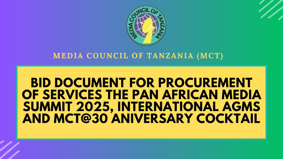 Bid Document for procurement of services

mct.or.tz/wp-content/upl…