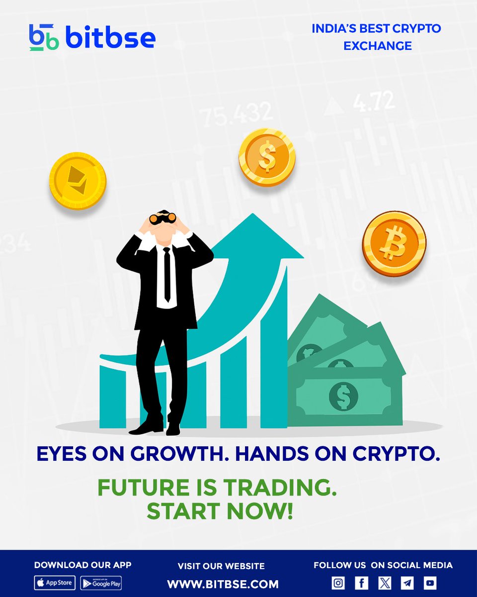 bitbse's tweet photo. ๐ Ready to ride the crypto wave?
๐ With Bitbse, your growth is unstoppable!
Start trading smart, start trading now!โจ
.
#BitbseExchange #CryptoTrading #InvestSmart
.
Disclaimer: Nothing on this page is financial advice, please do your own research! https://t.co/kmP3vm0oUf