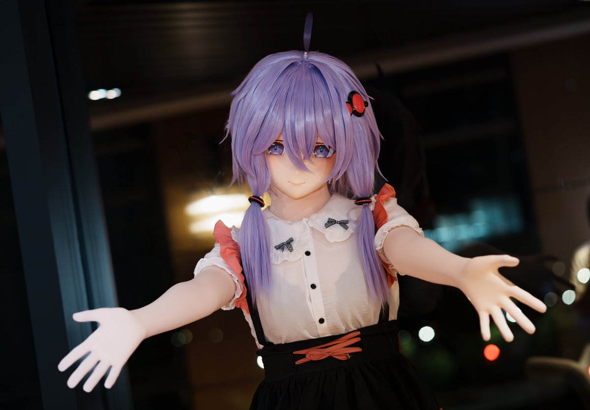 欢迎回家master～
工作辛苦啦，快来让缘酱抱抱🤗
📷:<a href="/HsienYueh/">弦乐</a>
#kigurumi #着ぐるみ #結月ゆかり