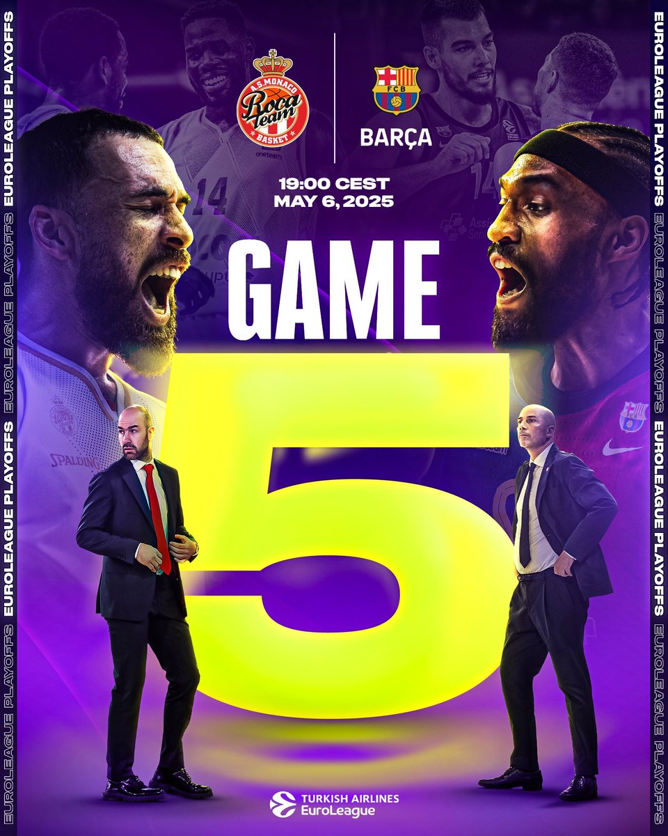 Camino Mónaco, esta tarde a las 19:00 en <a href="/MovistarPlus/">Movistar Plus+</a> Deportes, ahí estaremos, el partido más importante de la temporada para estos dos clubes. Partidazo.
Narra <a href="/ALamolda/">Antonio Lamolda</a> y yo en los comentarios.