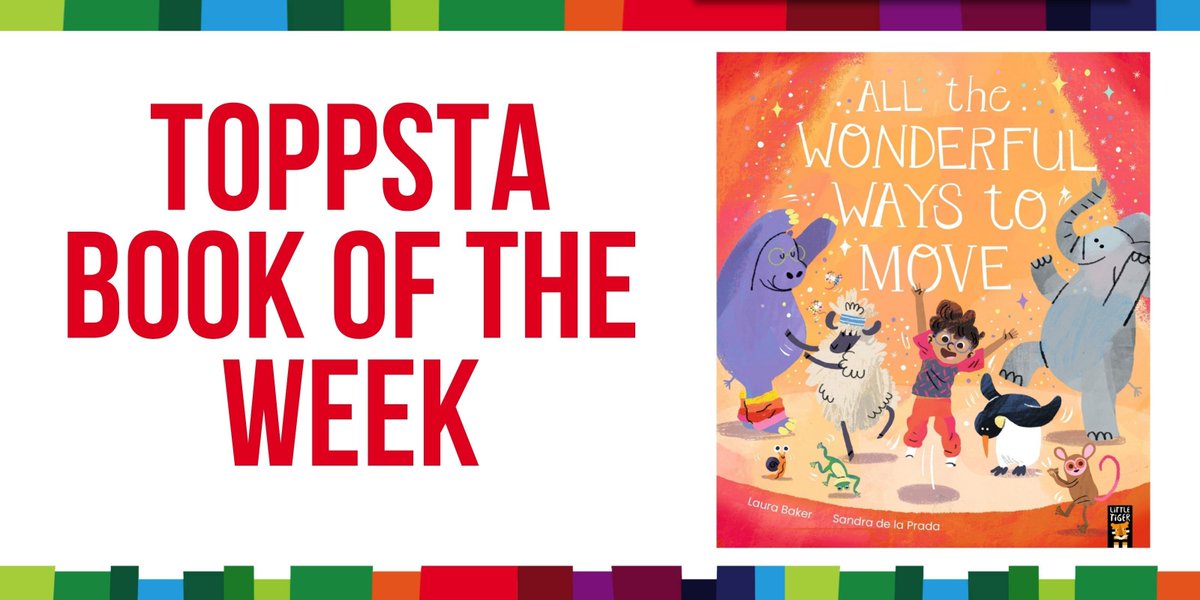toppsta (@toppsta) on Twitter photo 📚 BOOK GIVEAWAY! 📚
Our Book of the Week is All the Wonderful Ways to Move by <a href="/lauraannebaker/">Laura Baker</a> #sandraDeLaPrada @littletigeruk
A joyful, rhyming picture book that gets kids wiggling, stomping, and finding their own way to MOVE!
To enter to win a copy, RT, FLW and tell us your 📚 BOOK GIVEAWAY! 📚
Our Book of the Week is All the Wonderful Ways to Move by <a href="/lauraannebaker/">Laura Baker</a> #sandraDeLaPrada @littletigeruk
A joyful, rhyming picture book that gets kids wiggling, stomping, and finding their own way to MOVE!
To enter to win a copy, RT, FLW and tell us your