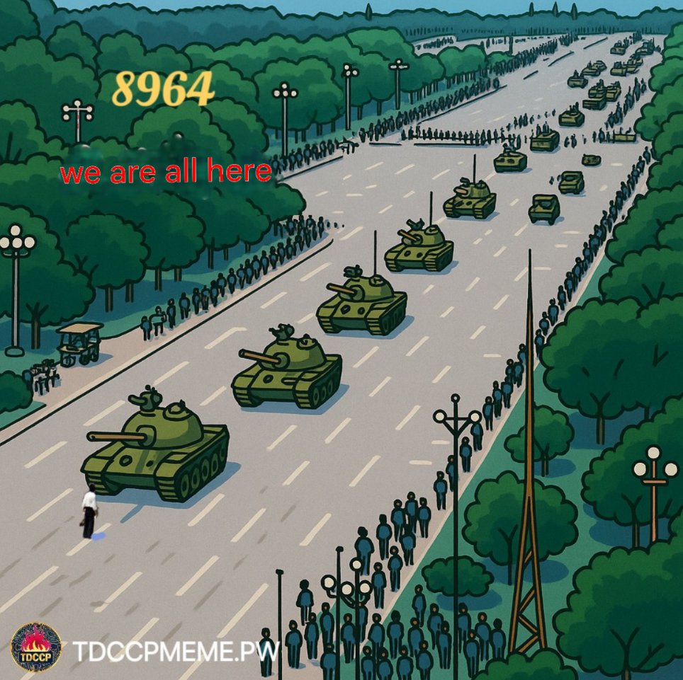 8964, we're all here 🔥🔥🔥 #NeverForget8964 #8964June4th1989