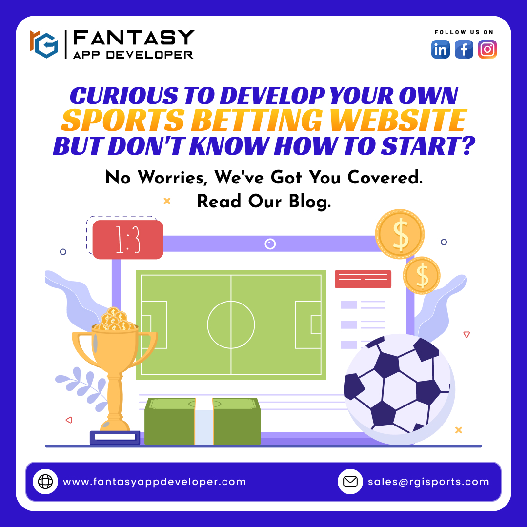 Check out our blog "How to Create a Sports Betting Website?" to know everything about creating a Sports Betting Website.

📞 91-982-868-6605
✉️ sales@rgisports.com
🌐 fantasyappdeveloper.com/how-to-create-…

#SportsBetting #BettingTips