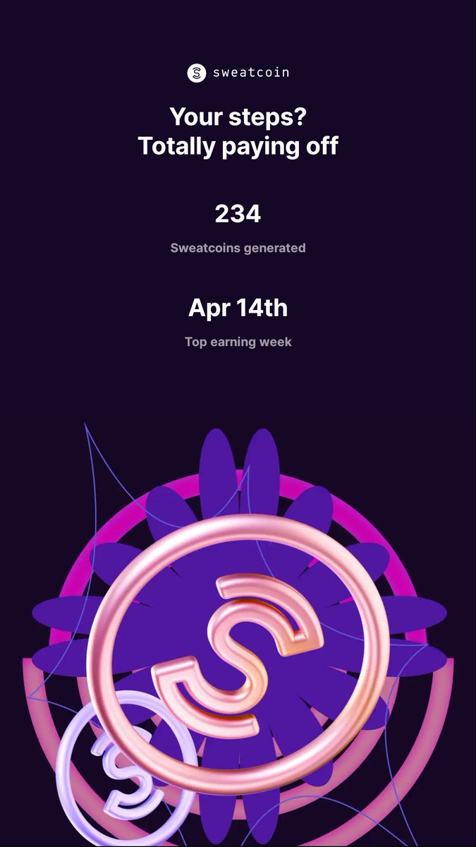 Check out this free app — It Pays to Walk 🚶 swcapp.com/i/sendytheboy