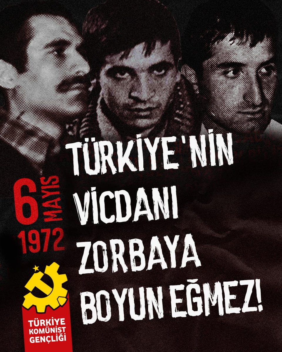 🚩Türkiye'nin vicdanı zorbaya boyun eğmez!

Deniz Gezmiş, Yusuf Aslan ve Hüseyin İnan insanın insanı sömürmediği, eşit ve özgür bir ülkeyi kurma iddiasıyla yola çıkmışlardı.

53 yıl önce onları katledenler ülkemizdeki aydınlanmacı, yurtsever, devrimci kurtuluşu