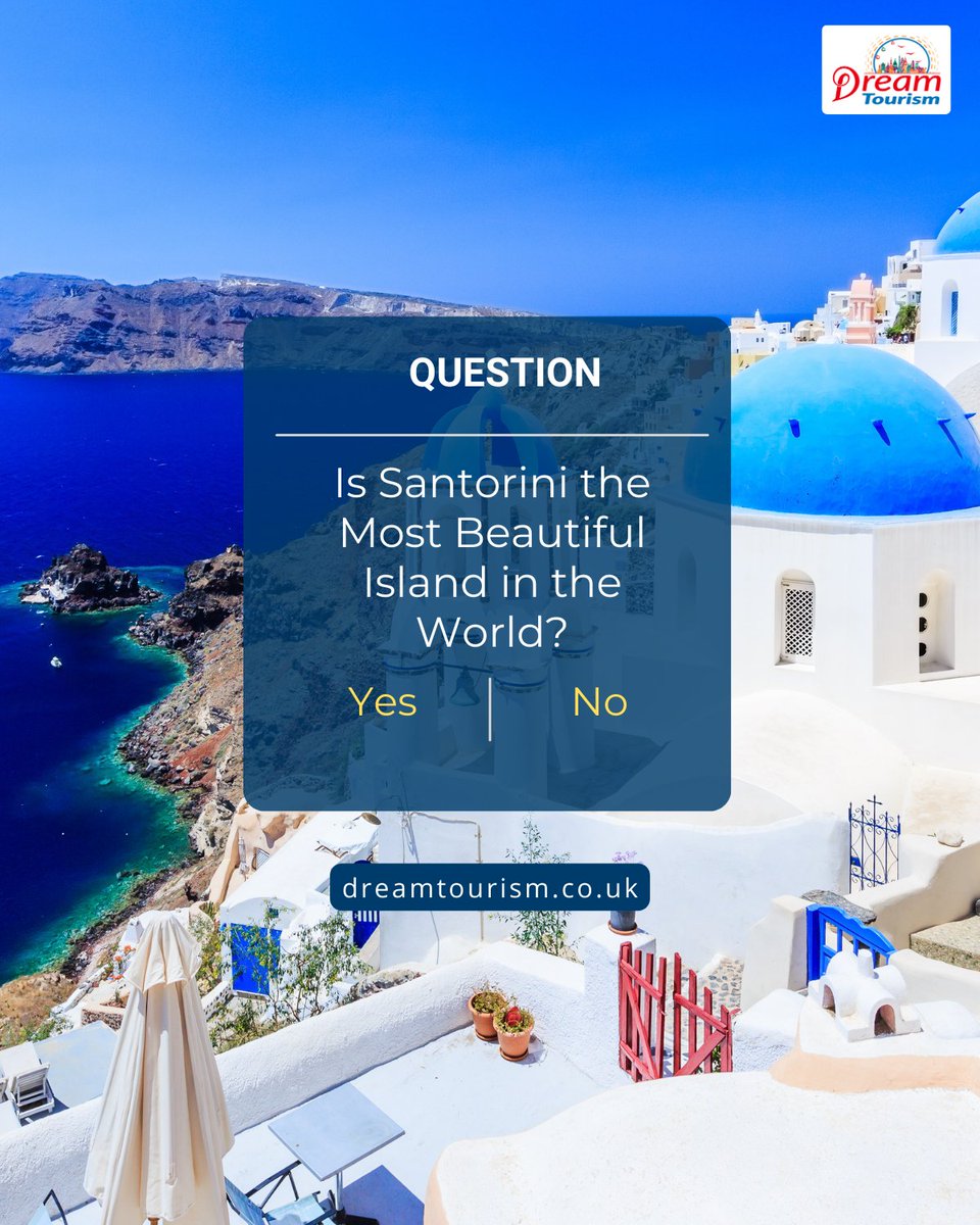 dreamtourismuk's tweet image. Where do dreams meet the deep blue?
Find out in Santorini with Dream Tourism UK.
Book your escape → dreamtourism.co.uk

#SantoriniEscape #DreamTourismUK #LuxuryTravel #TravelGreece