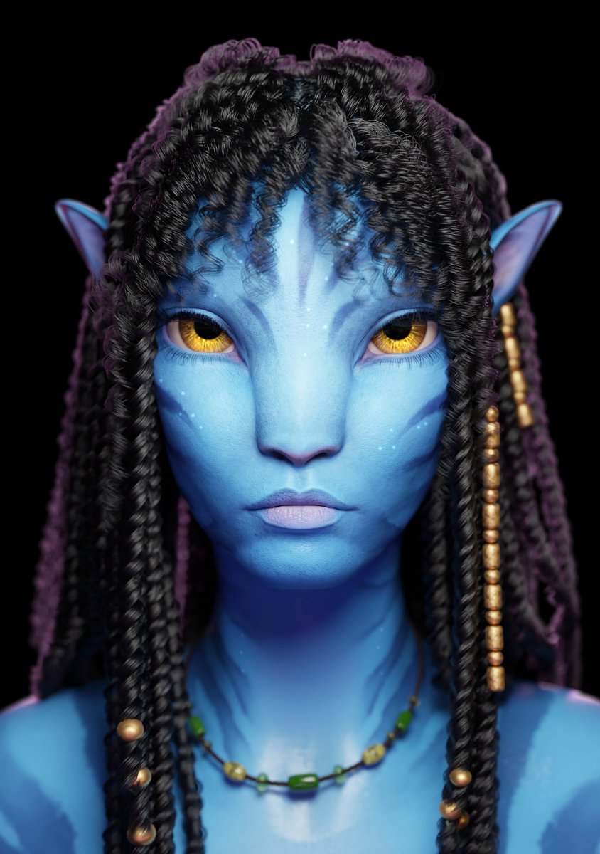 shnayil's tweet photo. Another commission i've completed! She turned out awesome #Avatar #b3d https://t.co/5DL3Je7hJV
