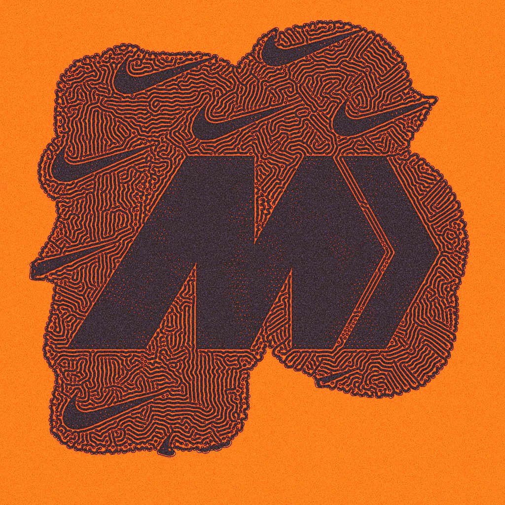 _jeffthomson's tweet photo. reaction diffusion: emergent systems as a branding device - playing into the animalistic and DNA/'born' elements of the project.

mostly unshared R+D from @Nike Mercurial done at @Man_vs_Machine 

#design #graphicdesign #motiondesign https://t.co/QPS7Of8OHh