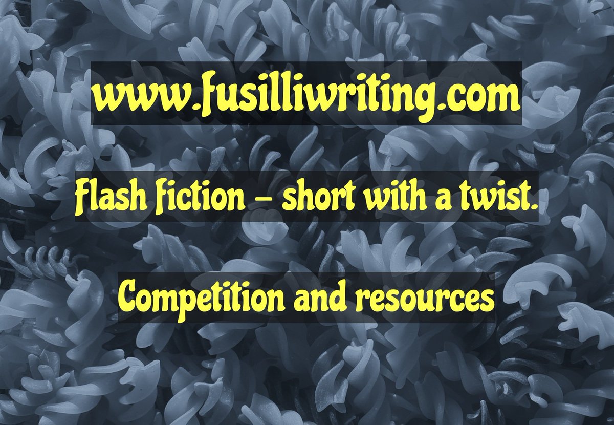 fusilliwriting.com
Competition 20 now full, competition 21 therefore open.
Results within 2 weeks, and anyone requesting feedback will receive theirs soon after the results are announced.
#writingcommunity #microfiction #flashfiction #creativewriting