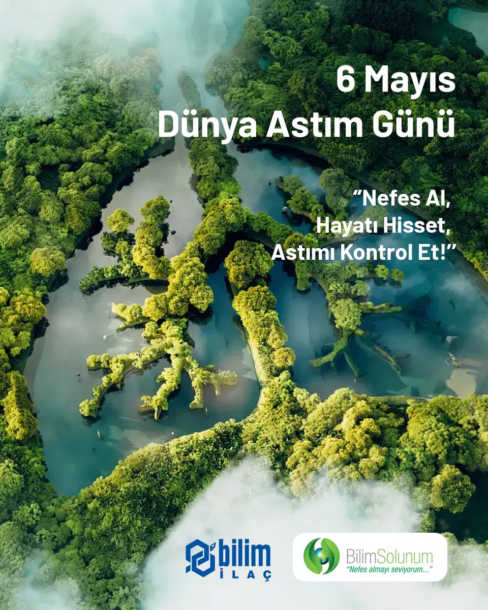 Bugün Dünya Astım Günü
Dünyada milyonlarca insanın yaşadığı astım, doğru tedavi ve farkındalıkla kontrol altına alınabilir.
Unutmayalım; nefes almak her insanın hakkı.

#DünyaAstımGünü #NefesAlmakÖzgürlüktür