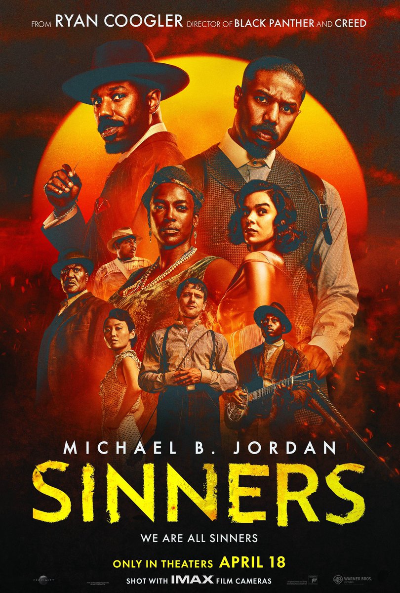 Absolutely incredible film, with some of the best music I’ve heard onscreen maybe ever.

Are awards finally ready to welcome horror in as a real genre?!? Every year horror continues to prove itself, it’s time the industry listens 🩸 #sinners
