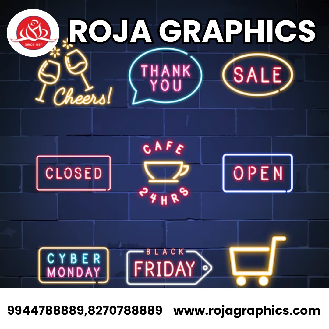 graphics72471's tweet image. 🎨 Shine Bright with Roja Graphics!
Get your custom LED Boards, Liquid Acrylic Signs, and Backlit Nameboards made with precision in Madurai! ✨
rojagraphics.com
9944788889
#RojaGraphics #LEDNameBoardsMadurai #TrimlessBoardMadurai #BacklitBoardMadurai #AcrylicBoardMadurai