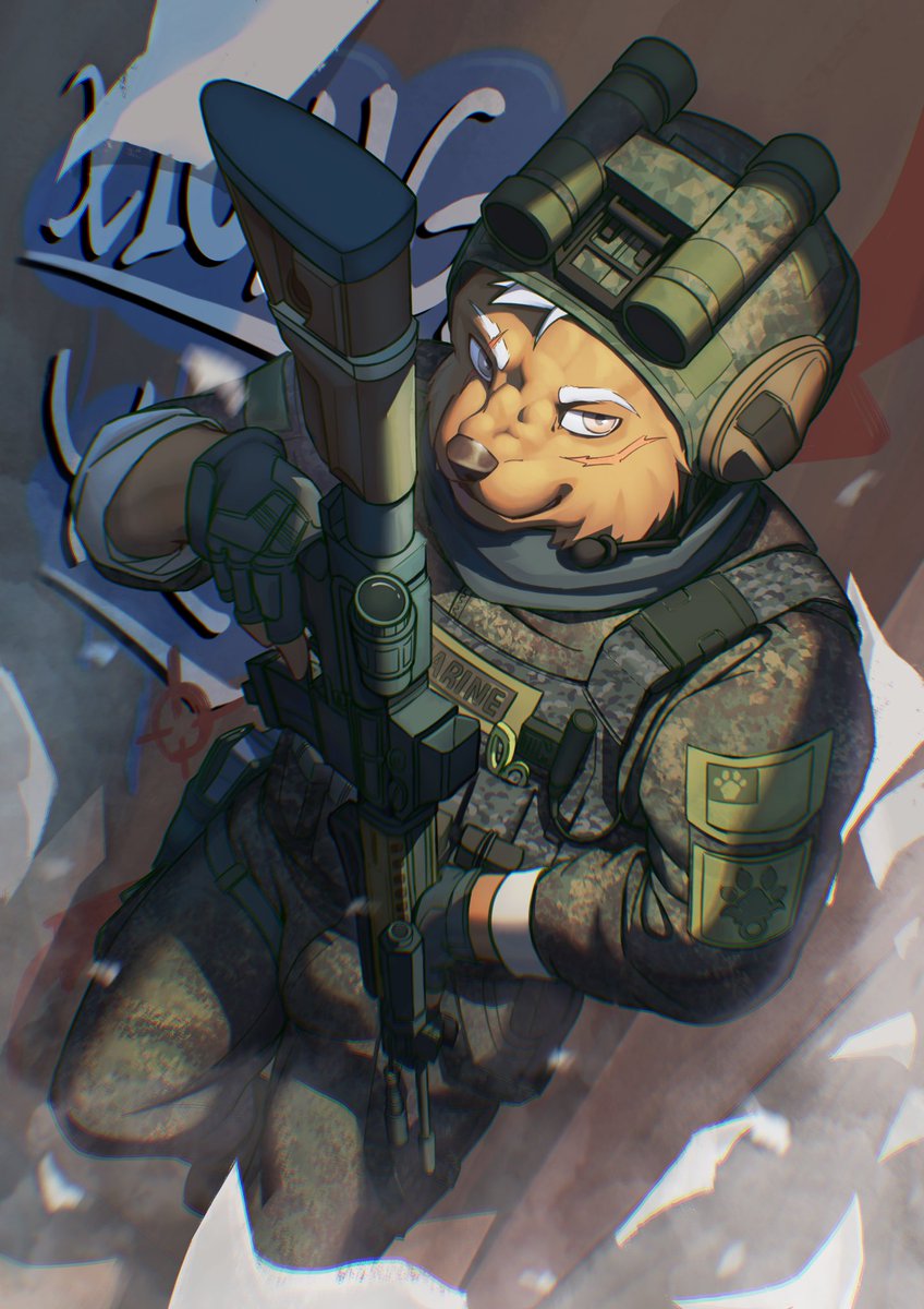 I will protect you. Now and forever.🐻

Commission for <a href="/SKYOFTHEWAR/">熊夜</a>