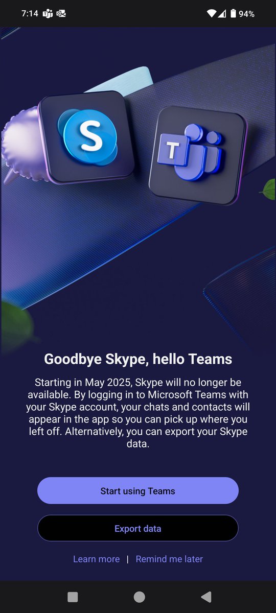 gary_november's tweet photo. Ah the end of an era #Skype https://t.co/hqm5lhoZ7I