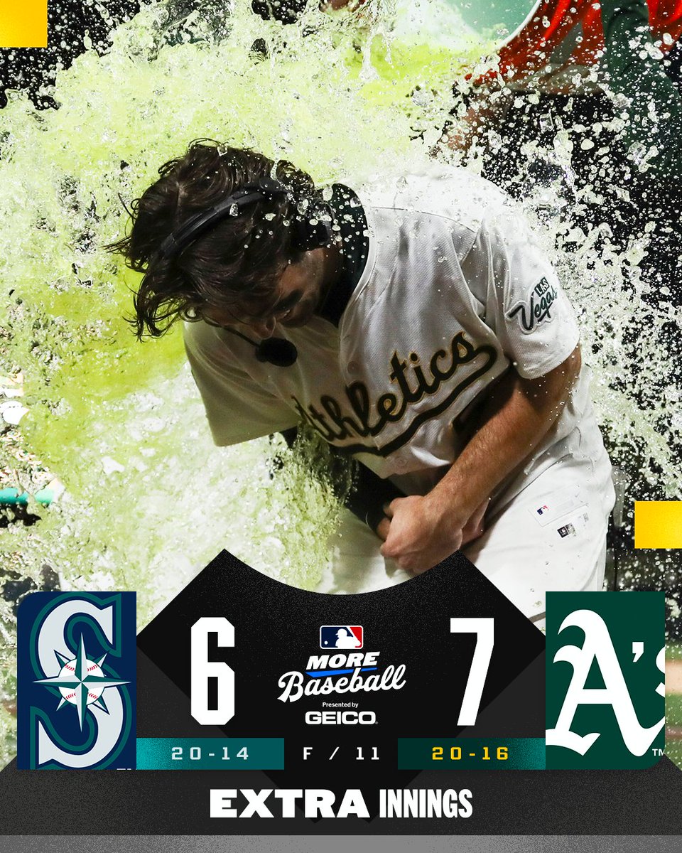 Jacob Wilson ties it in the 10th, then walks it off in the 11th for the <a href="/Athletics/">Athletics</a>.

(MLB x GEICO)