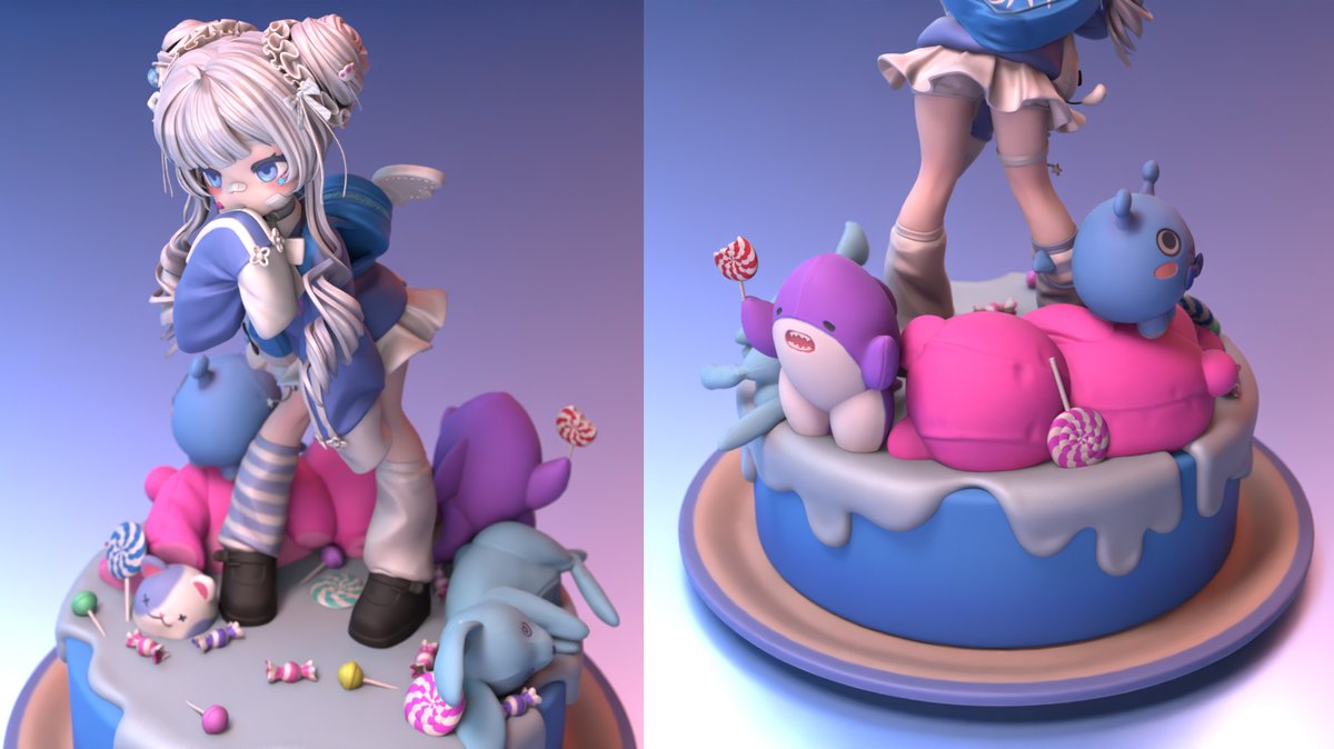 'Deadcat segu' ver. SD fanart
#zbrush #b3d #3dart