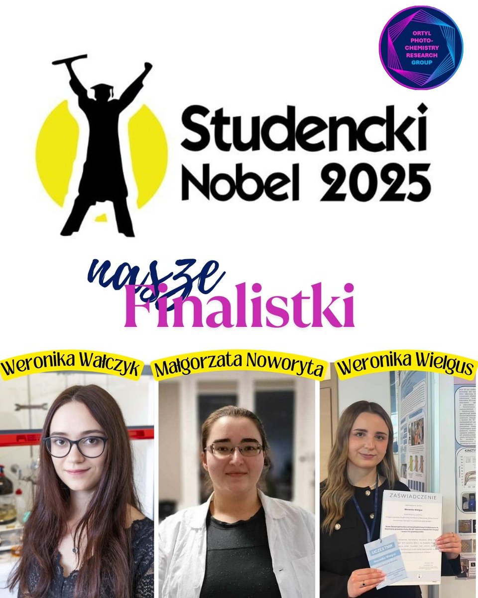Joanna Ortyl (@joannaortyl) on Twitter photo Studencki Nobel 2025 – nasi wśród najlepszych! W kategorii Nauki przyrodnicze i energetyka do grona finalistów zakwalifikowały się: @gosianoworyta <a href="/WeronikaWaczyk1/">Weronika Wałczyk</a>
Z kolei w kategorii Nauki techniczne znalazła się: <a href="/WielgusWW/">Weronika Wielgus</a>
To ogromne wyróżnienie dla #OrtylPhotoLab! <a href="/NZSorg/">Niezależne Zrzeszenie Studentów</a> Studencki Nobel 2025 – nasi wśród najlepszych! W kategorii Nauki przyrodnicze i energetyka do grona finalistów zakwalifikowały się: @gosianoworyta <a href="/WeronikaWaczyk1/">Weronika Wałczyk</a>
Z kolei w kategorii Nauki techniczne znalazła się: <a href="/WielgusWW/">Weronika Wielgus</a>
To ogromne wyróżnienie dla #OrtylPhotoLab! <a href="/NZSorg/">Niezależne Zrzeszenie Studentów</a>