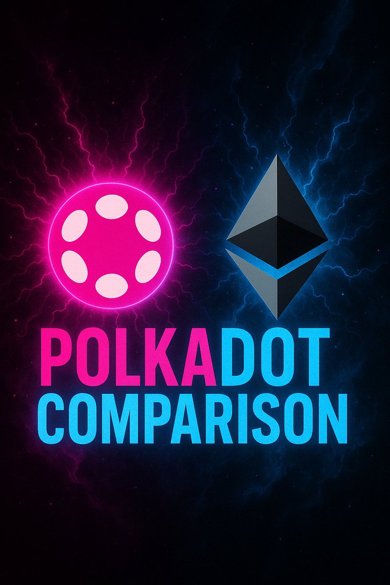 Johnpaulcrtv's tweet image. POLKADOT COMPARISON

Polkadot and Ethereum are NOT enemies.
But they are built differently. 🤔

Here’s a simple breakdown of how they compare and where each one shines: 👇

#Polkadot #Ethereum #BlockchainComparison