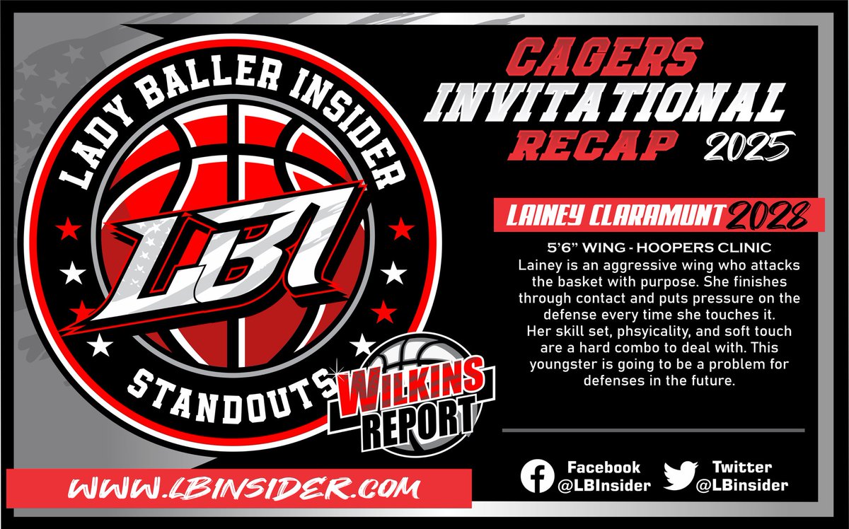 Jason Wilkins (Wilkins Report) (@lbinsider) on Twitter photo Cagers Invitational Standout
Laney Claramont
Hoopers Clinic
<a href="/wadesworld32/">Coach Keith Wade</a> <a href="/LBI_Carolina/">Coach Wright</a> <a href="/LBIPremierBB/">LBI Premier Prospects</a> <a href="/coachselvia/">Billy Selvia</a> Cagers Invitational Standout
Laney Claramont
Hoopers Clinic
<a href="/wadesworld32/">Coach Keith Wade</a> <a href="/LBI_Carolina/">Coach Wright</a> <a href="/LBIPremierBB/">LBI Premier Prospects</a> <a href="/coachselvia/">Billy Selvia</a>