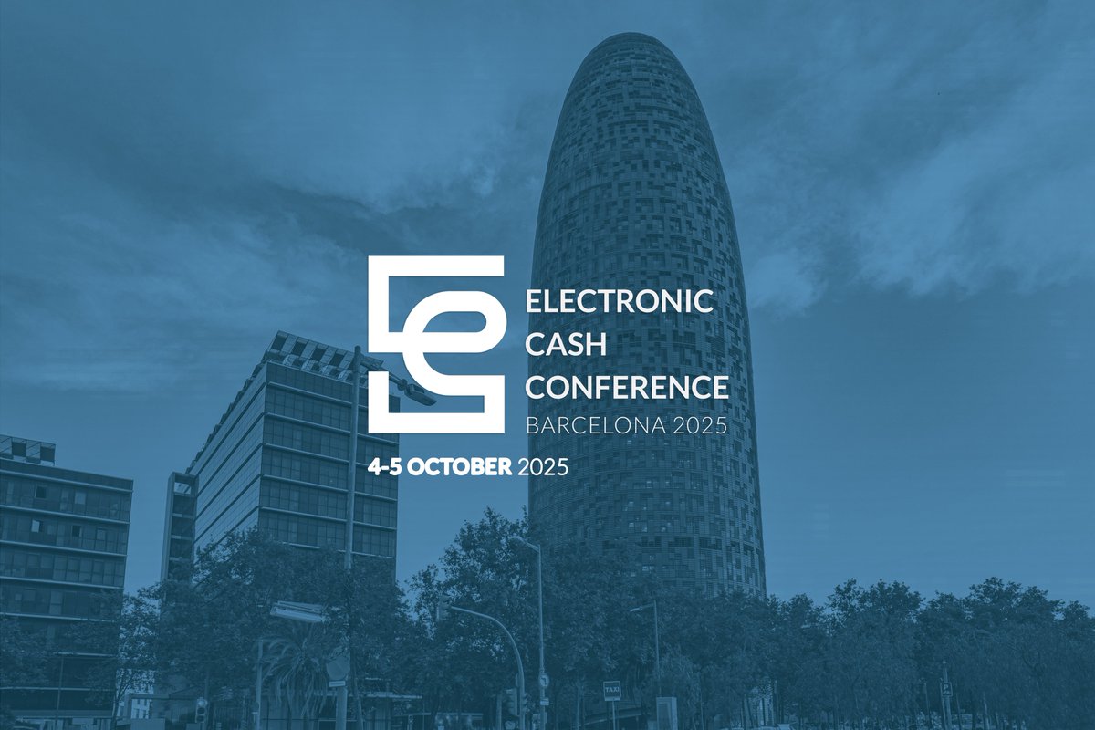 eCash's tweet image. Are you ready for real conversations about crypto beyond speculation?

ECC 2025 is where builders and thinkers meet. 

Coming this October. 👀