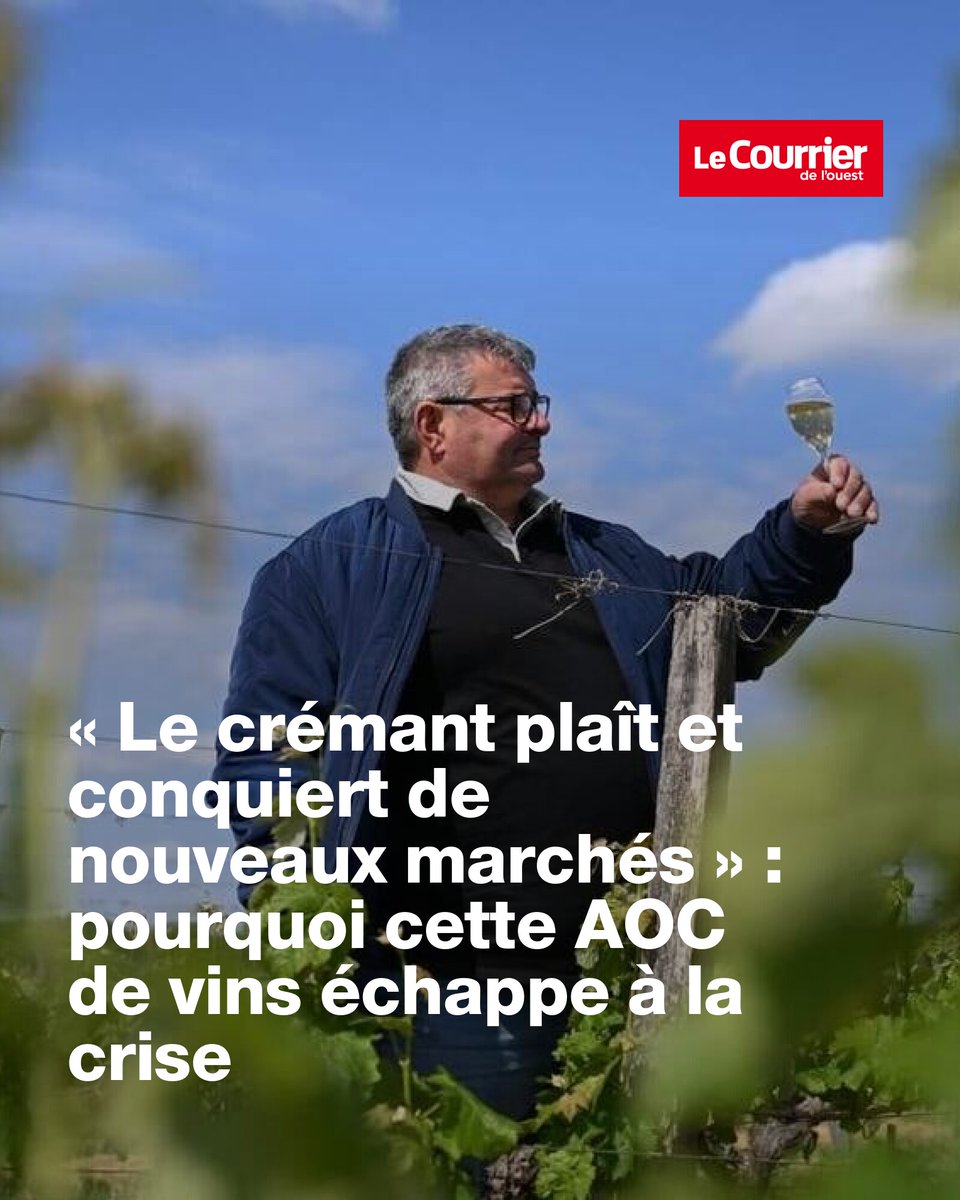 🥂 L’appellation crémant de Loire a battu son record historique avec 27 millions de bouteilles vendues en 2024
➡️ l.ouest-france.fr/6kGO