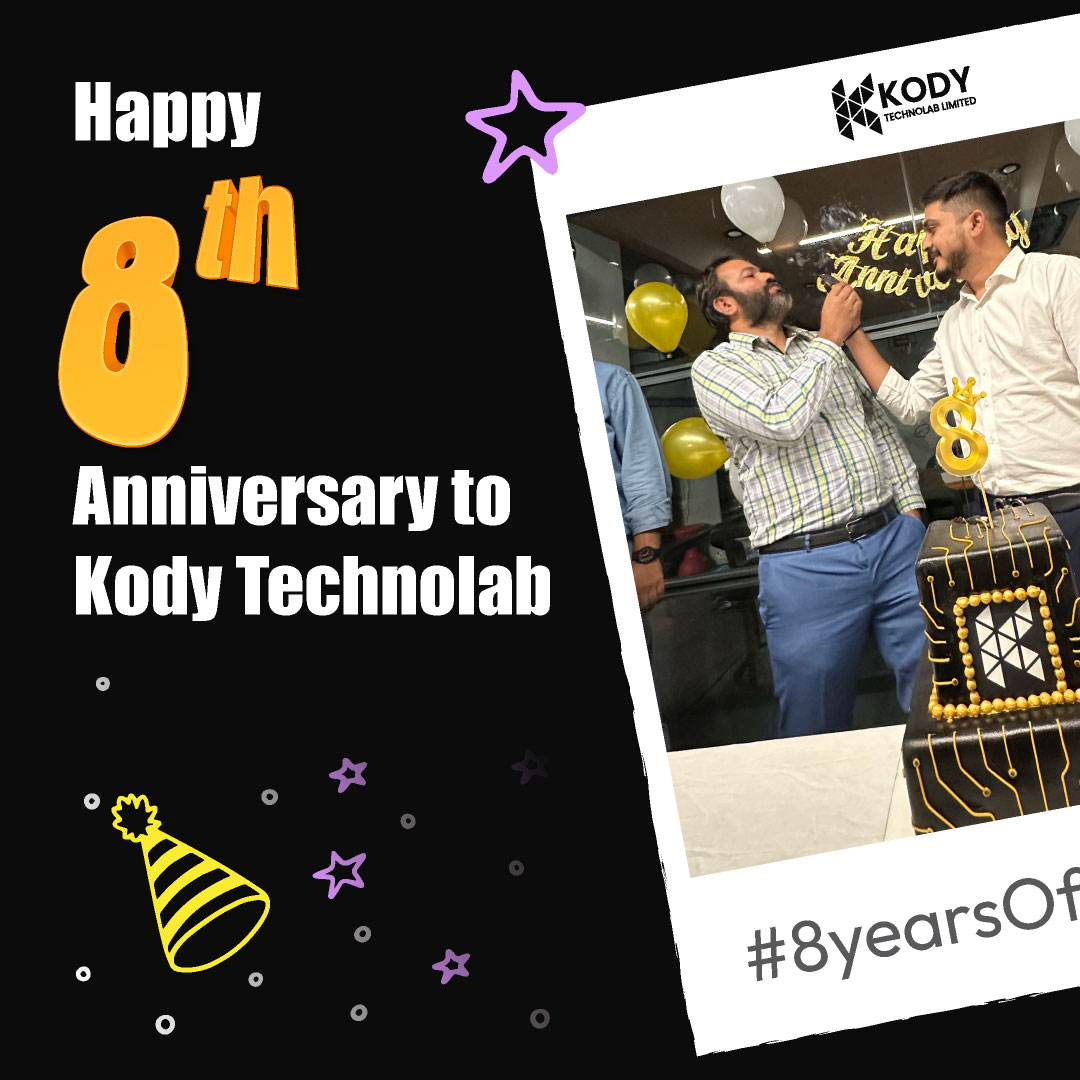 kody_technolab's tweet photo. 8 years of milestones, memories, and momentum! Here's to the journey and the team behind it. 

#HappyAnniversary #BirthdayBash #KodyTechnolab #KodyRobots #8thAnniversary #Anniversary #Turn8 https://t.co/KlQSx5q1fW