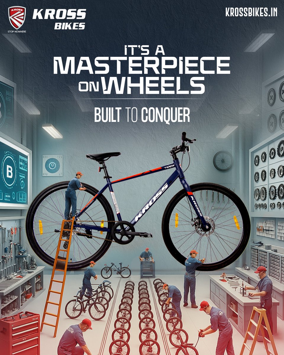 Kross_Bikes's tweet photo. Not just built to ride — built to rule.
Because legends don’t follow roads. They make them.
#KrossBikes #StopNowhere #BuiltToConquer #MasterpieceOnWheels #RideBold #EngineeredToLead https://t.co/ESXXihf1Ke