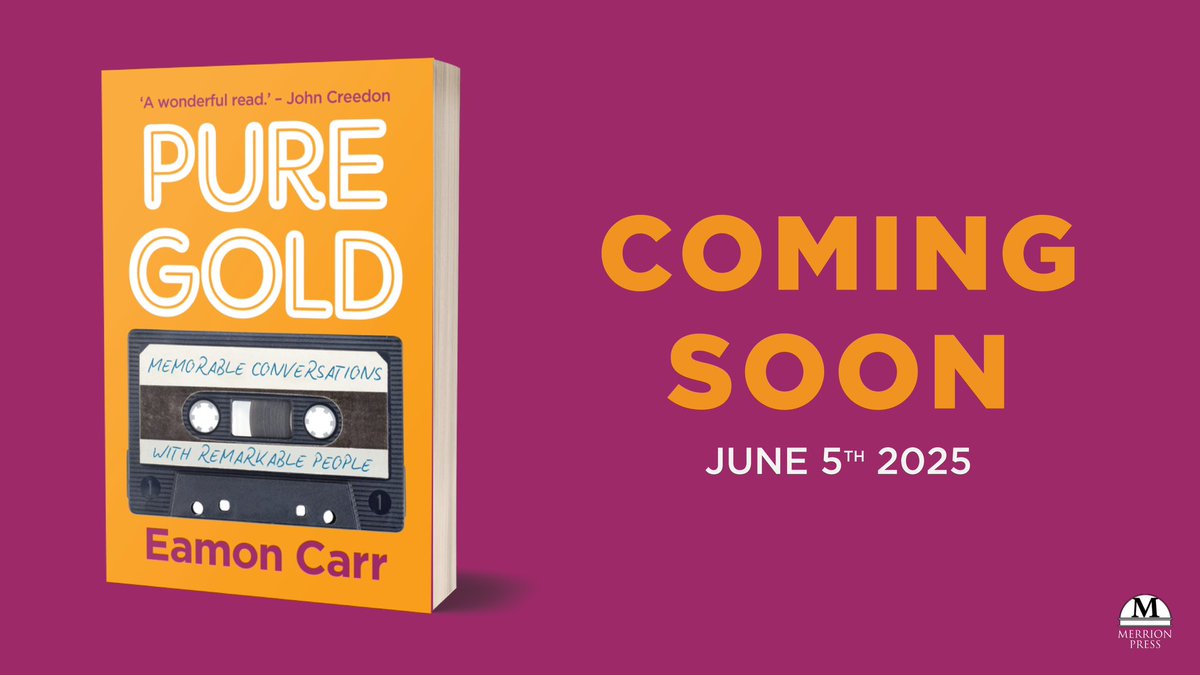 Eamon Carr (@carrtogram) on Twitter photo Good news. Pure Gold is due next month. A collection of interviews I conducted as a journalist - ones whose memory I couldn’t shake off. Rudolf Nureyev, Eartha Kitt, Malcolm McLaren, Ralf Steadman, Josephine Hart .. and more. And some that didn’t go so well😆 <a href="/MerrionPress/">Merrion Press</a> Good news. Pure Gold is due next month. A collection of interviews I conducted as a journalist - ones whose memory I couldn’t shake off. Rudolf Nureyev, Eartha Kitt, Malcolm McLaren, Ralf Steadman, Josephine Hart .. and more. And some that didn’t go so well😆 <a href="/MerrionPress/">Merrion Press</a>