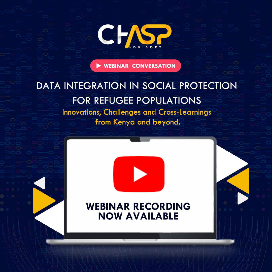 🎥 In Case You Missed It: Webinar Recording Now Available!

Catch the discussion on Data Integration in Social Protection for Refugee Populations – Innovations, Challenges &amp; Cross-Learnings from Kenya and Beyond.

Watch: youtube.com/watch?v=pfymvx…

#Refugees #DataIntegration
