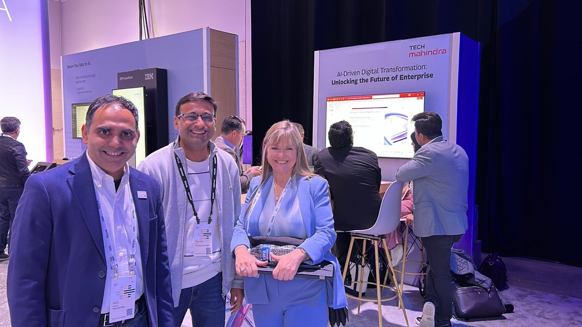 tech_mahindra's tweet image. Day 1 of #IBMThink2025 has been an inspiring start!

The day began with the Partner Plus Welcome Reception, where @Tech_Mahindra was recognized with the prestigious Partner Plus Award in AI for Business as the APAC Geography Winner. This award is a testament to our collaboration…