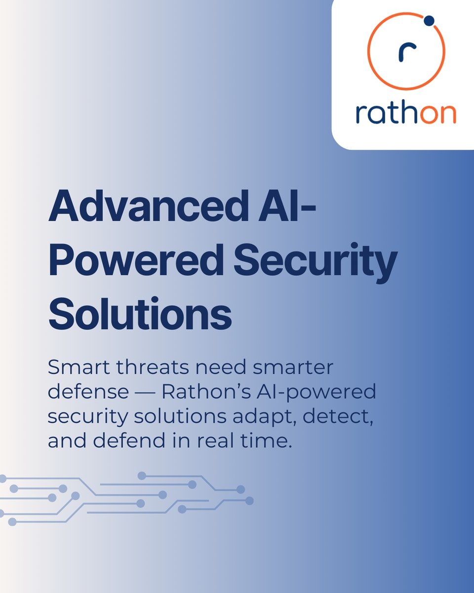 RathonAI's tweet photo. Predict. Detect. Defend.
AI-powered security that evolves with the threat.
#CyberAI #RathonAI https://t.co/RE6XW0iJmo