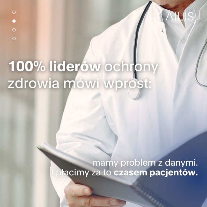 AilisCare's tweet photo. ✔️ 35% czasu personelu znika na dostęp i integrację danych – zamiast na kontakt z pacjentem.
✔️ 34% wskazuje na zwiększone koszty operacyjne 
✔️ 33% musi powtarzać badania, bo dane są rozproszone lub nieczytelne.
✔️ 29% zgłasza wzrost błędów i spadek jakości opieki. https://t.co/6qdhLvYlMD