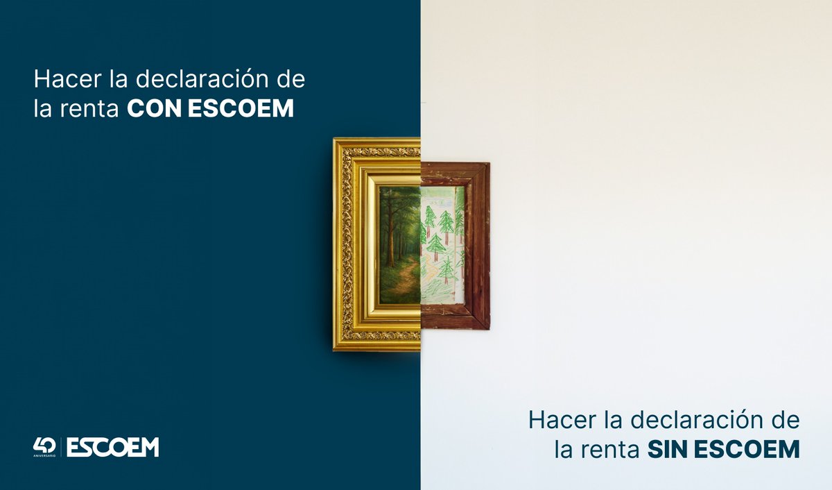 ESCOEMasesoria's tweet photo. ¿Hacer la renta? 📄
🤝Con ESCOEM = tranquilidad ✅
💼Sin ESCOEM = riesgos y errores ❌
👉 Asesórate bien y presenta tu declaración con respaldo profesional. 
https://t.co/9wyJ0HGP7A

#Renta2024 #ESCOEM #AsesoríaFiscal #Impuestos https://t.co/ewsm0YdXLn
