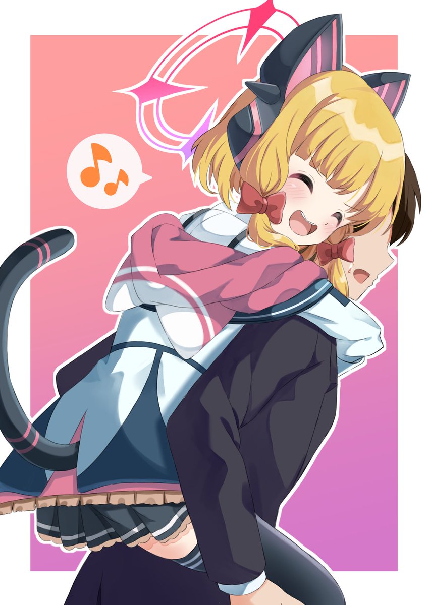 ゲーム開発部を抱っこしてみた
#BlueArchive 
#ブルーアーカイブ 