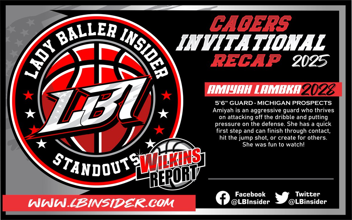 LBInsider's tweet photo. Cagers Invitational Standout

Aniyah Lambka (MI Prospects)
@wadesworld32 @LBI_Carolina @LBIPremierBB @coachselvia @MIprospects https://t.co/sleRy5Mmpr