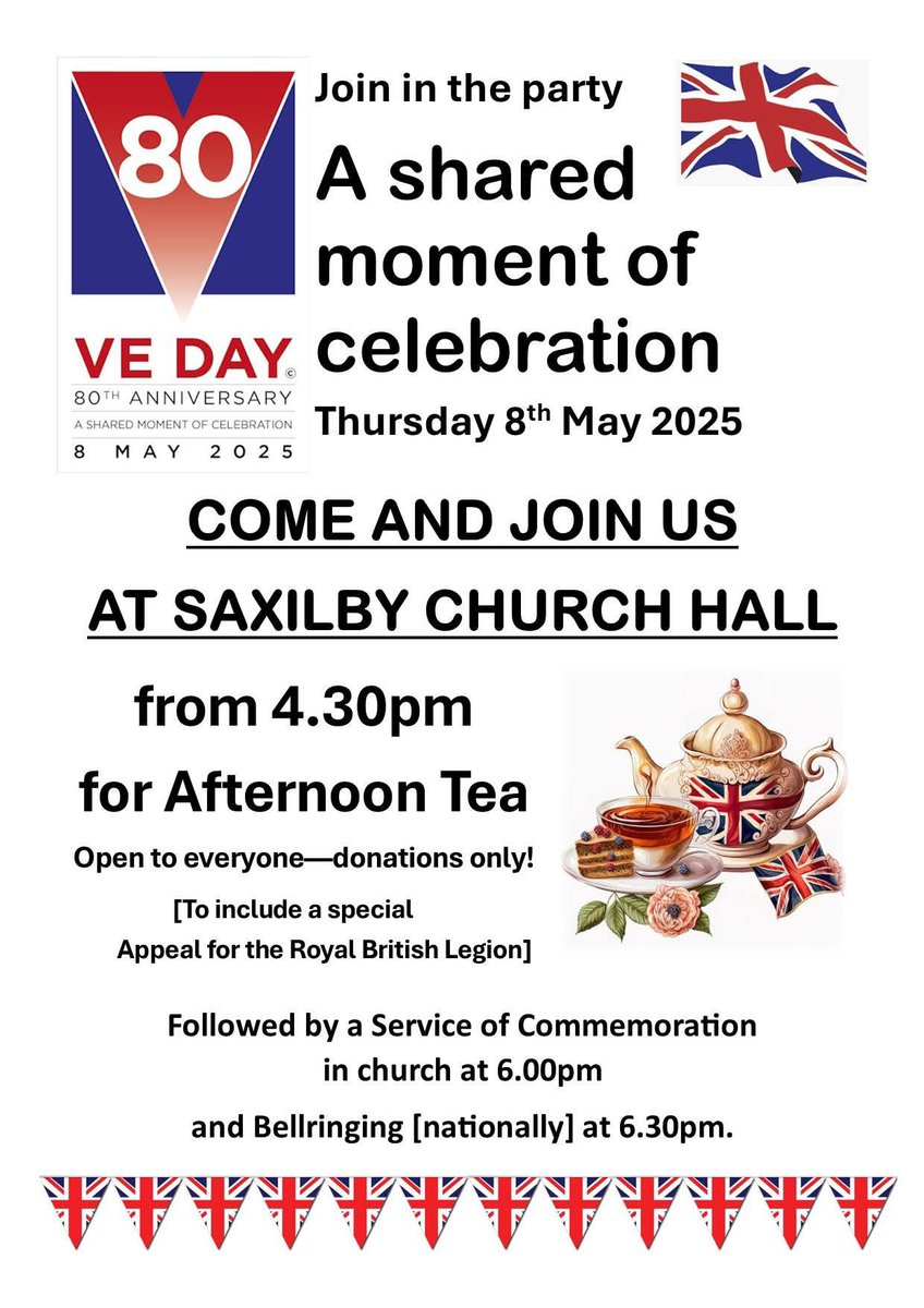 Our information stands with a WWII theme will be on display in the church.