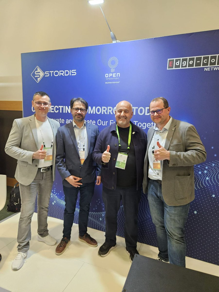 STORDIS – The Open Networking Expert (@stordis_gmbh) on Twitter photo Brilliant minds, bold ideas, and unstoppable energy — proud to be part of OCP EMEA Summit in Dublin!
A big THANK YOU to everyone who visited Booth A4, spoke with our team, and joined the #SONiC Open Insight Panel.
<a href="/OpenComputePrj/">Open Compute Project</a> <a href="/linuxfoundation/">The Linux Foundation</a> #OCP2025 #STORDIS #Community Brilliant minds, bold ideas, and unstoppable energy — proud to be part of OCP EMEA Summit in Dublin!
A big THANK YOU to everyone who visited Booth A4, spoke with our team, and joined the #SONiC Open Insight Panel.
<a href="/OpenComputePrj/">Open Compute Project</a> <a href="/linuxfoundation/">The Linux Foundation</a> #OCP2025 #STORDIS #Community