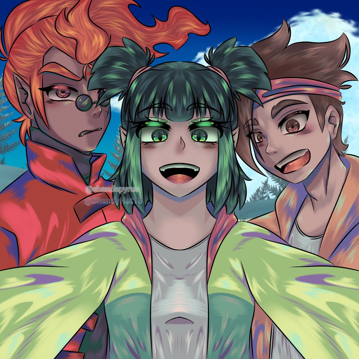 shandapyrus's tweet photo. Mei, MK and Red son #lmk #lmkmk #legomonkiekidfanart #LEGOMonkieKid #lmkmei #lmkredson https://t.co/I1FpHcksPF