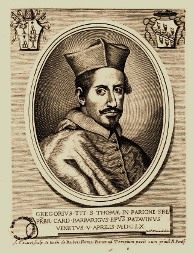 #CardinalePostaggio Gregorio Giovanni Gaspare Barbarigo. Uomo di gran tempra, le opere del 1656 a Roma sono un pesante schiaffo alle sceneggiate del de cuius in San Pietro vuota.
it.wikipedia.org/wiki/Gregorio_…